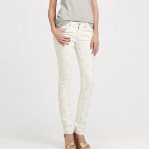 Marc by Marc Jacobs Lou Skinny Cream Jeans, sz 25